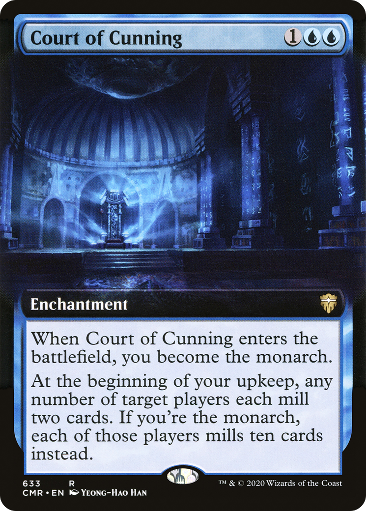 Image of Court of Cunning (Extended Art) [Commander Legends]