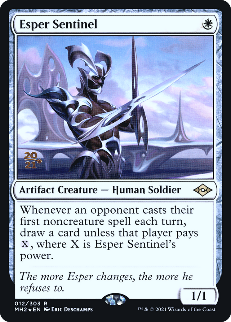 Image of Esper Sentinel [Modern Horizons 2 Prerelease Promos]