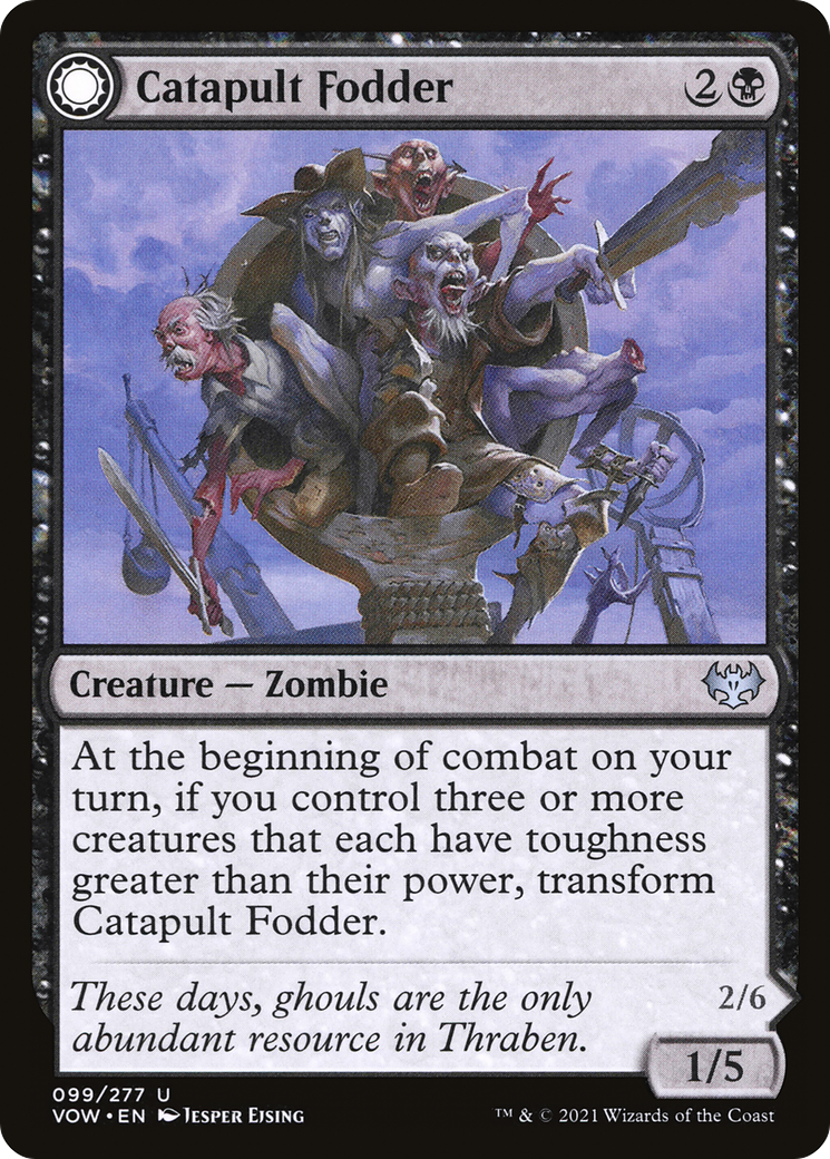 Image of Catapult Fodder // Catapult Captain [Innistrad: Crimson Vow]