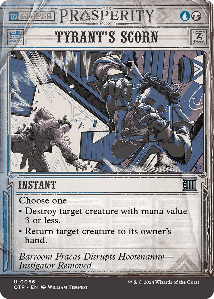 Image of Tyrant's Scorn [Outlaws of Thunder Junction: Breaking News]