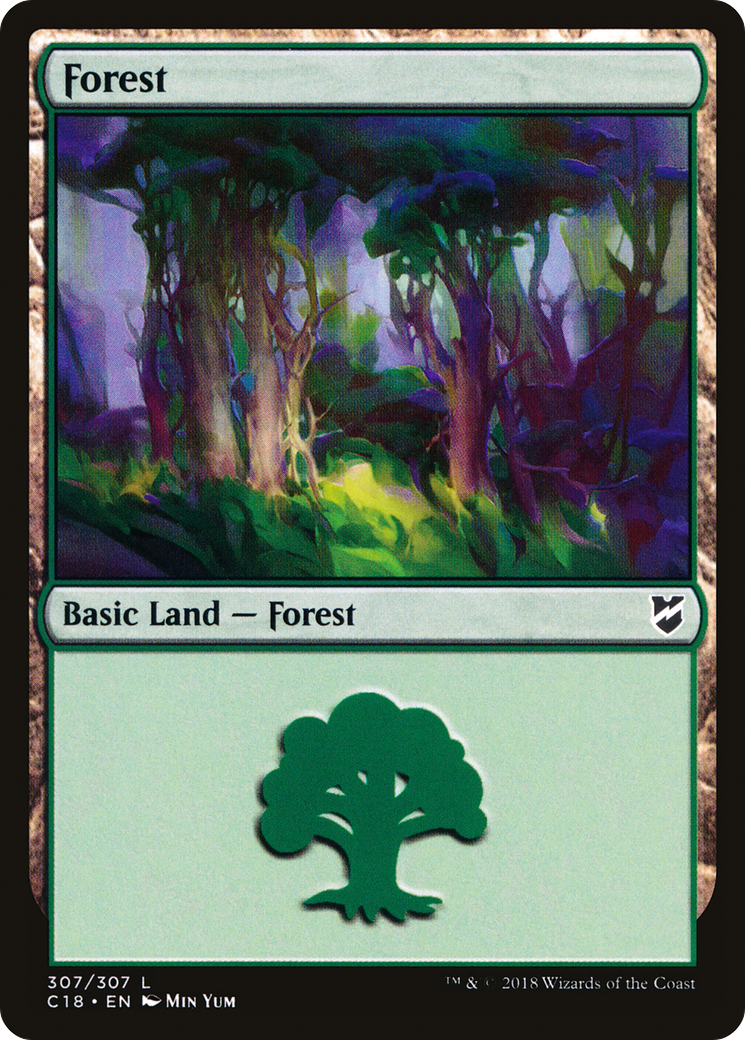 Image of Forest (307) [Commander 2018]