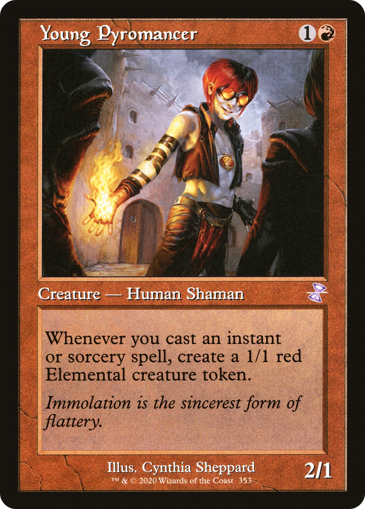 Image of Young Pyromancer (Timeshifted) [Time Spiral Remastered]