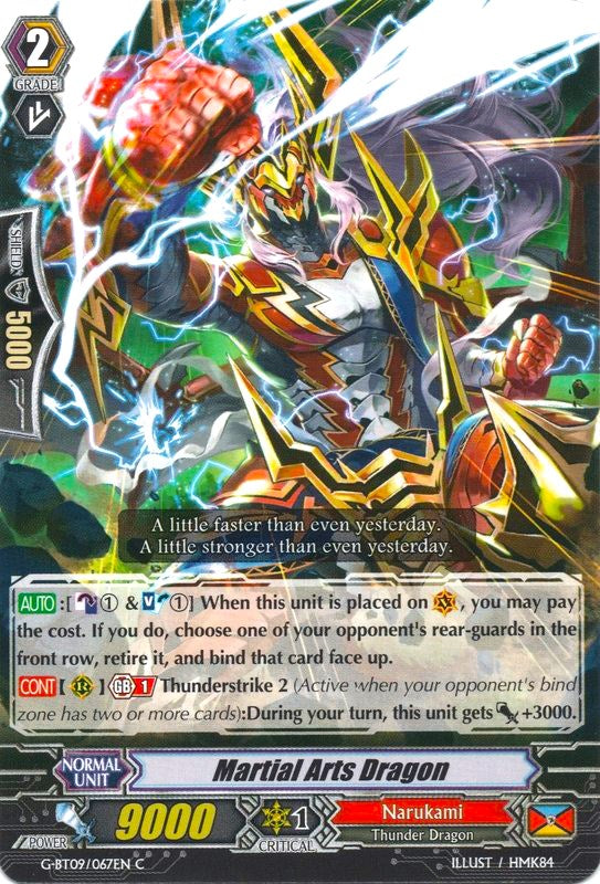 Image of Martial Arts Dragon (G-BT09/067EN) [Divine Dragon Caper]
