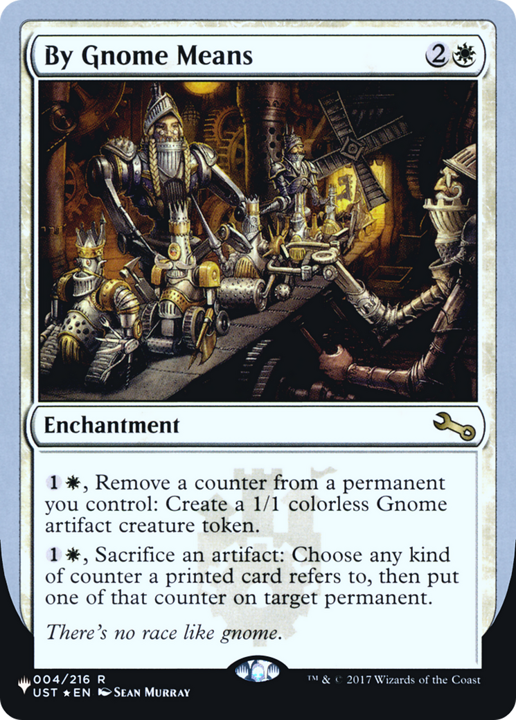 Image of By Gnome Means (Unfinity Foil Edition) [The List]