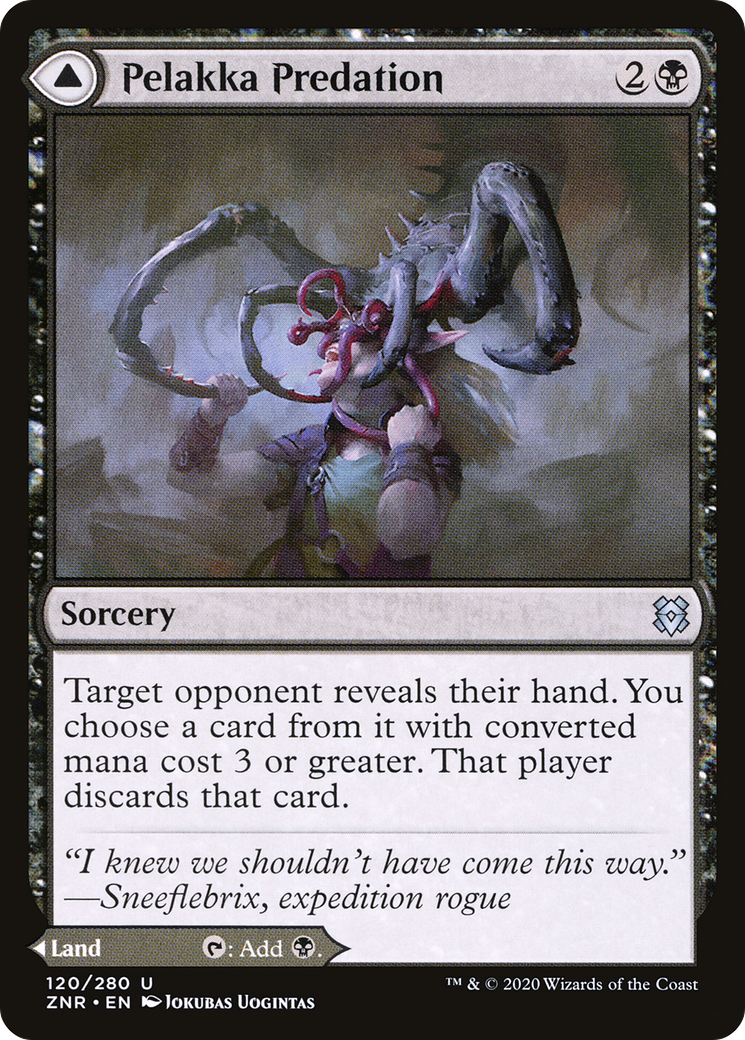 Image of Pelakka Predation // Pelakka Caverns [Zendikar Rising]
