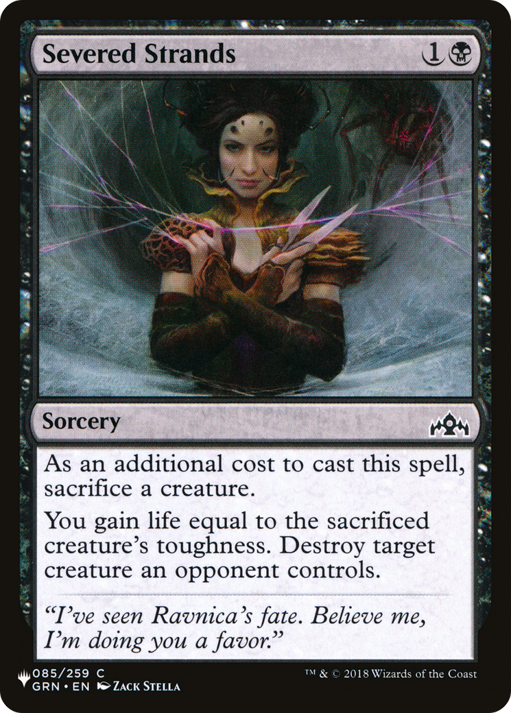 Image of Severed Strands [The List]