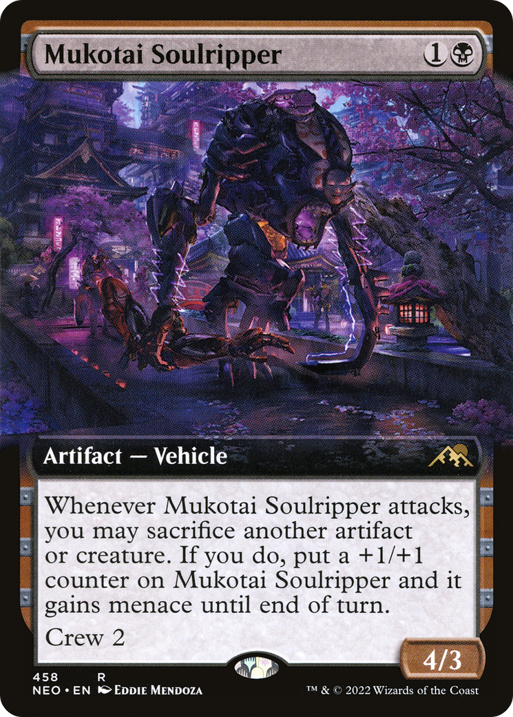 Image of Mukotai Soulripper (Extended Art) [Kamigawa: Neon Dynasty]