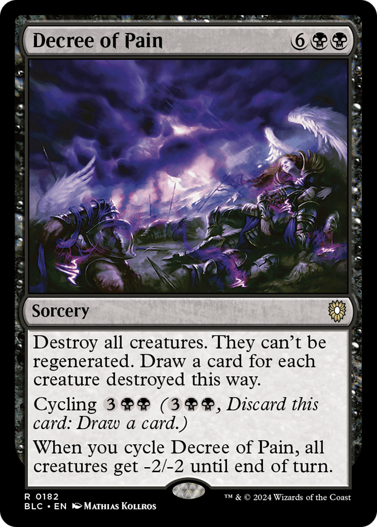 Image of Decree of Pain [Bloomburrow Commander]