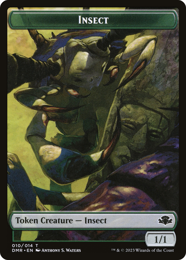 Image of Insect Token (DMR-010) - Dominaria Remastered Tokens