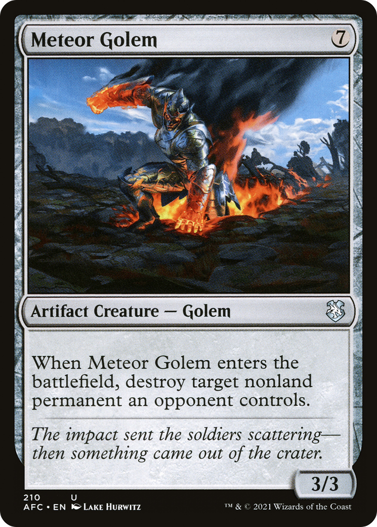 Image of Meteor Golem [Dungeons & Dragons: Adventures in the Forgotten Realms Commander]