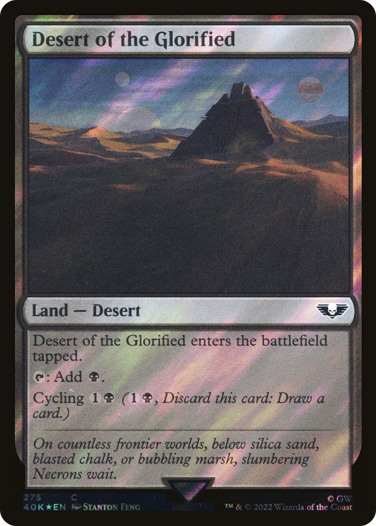 Image of Desert of the Glorified (Surge Foil) [Warhammer 40,000]