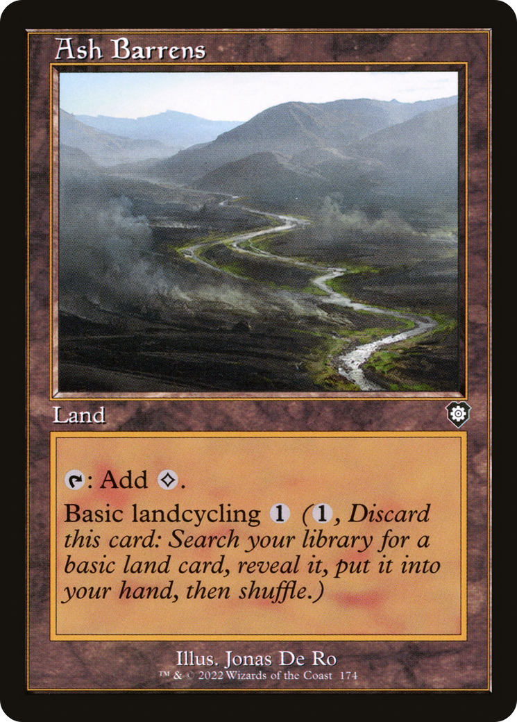 Image of Ash Barrens (Retro) [The Brothers' War Commander]