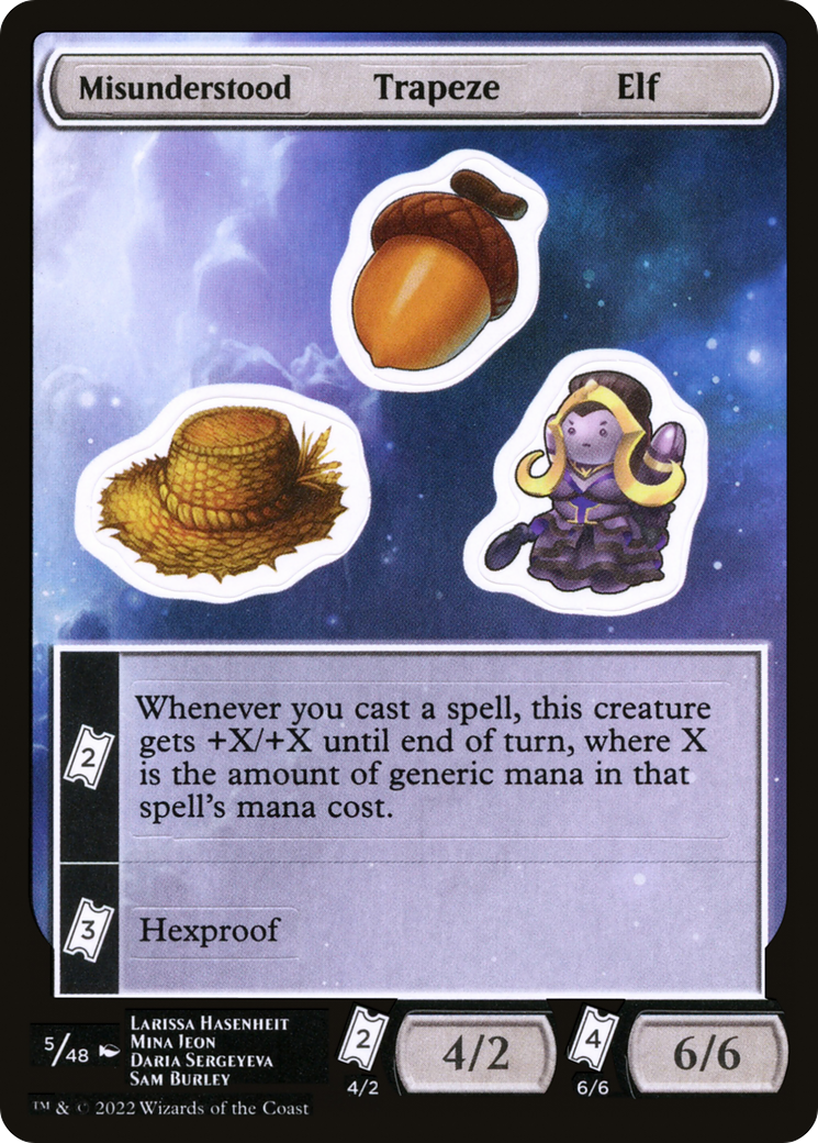 Image of Misunderstood Trapeze Elf [Unfinity Stickers]