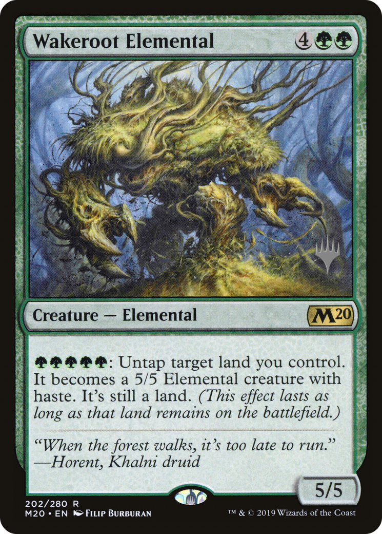 Image of Wakeroot Elemental (Promo Pack) [Core Set 2020 Promos]
