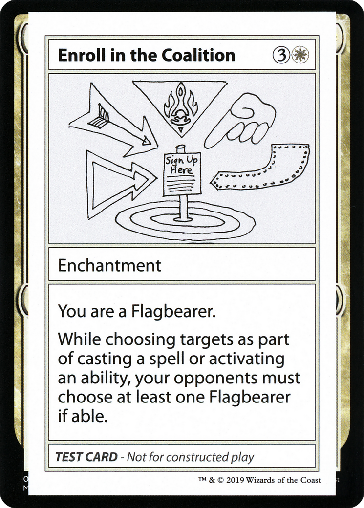 Image of Enroll in the Coalition (2021 Edition) [Mystery Booster Playtest Cards]