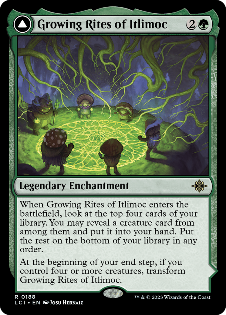 Image of Growing Rites of Itlimoc // Itlimoc, Cradle of the Sun [The Lost Caverns of Ixalan]