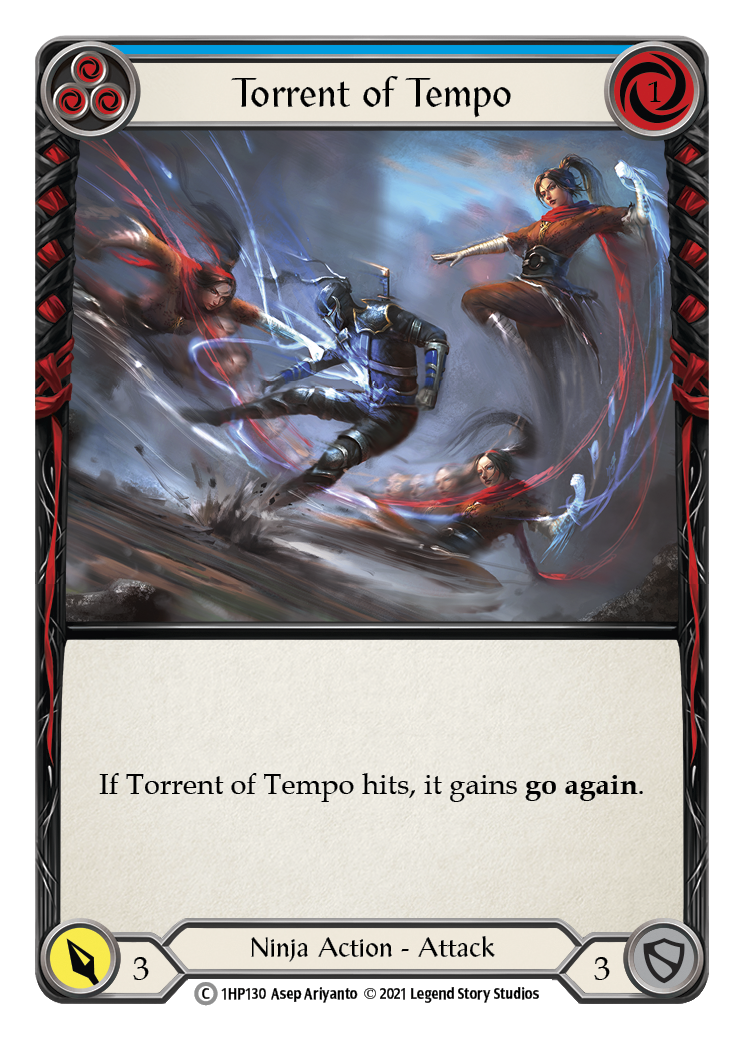 Image of Torrent of Tempo (Blue) [1HP130] (History Pack 1)