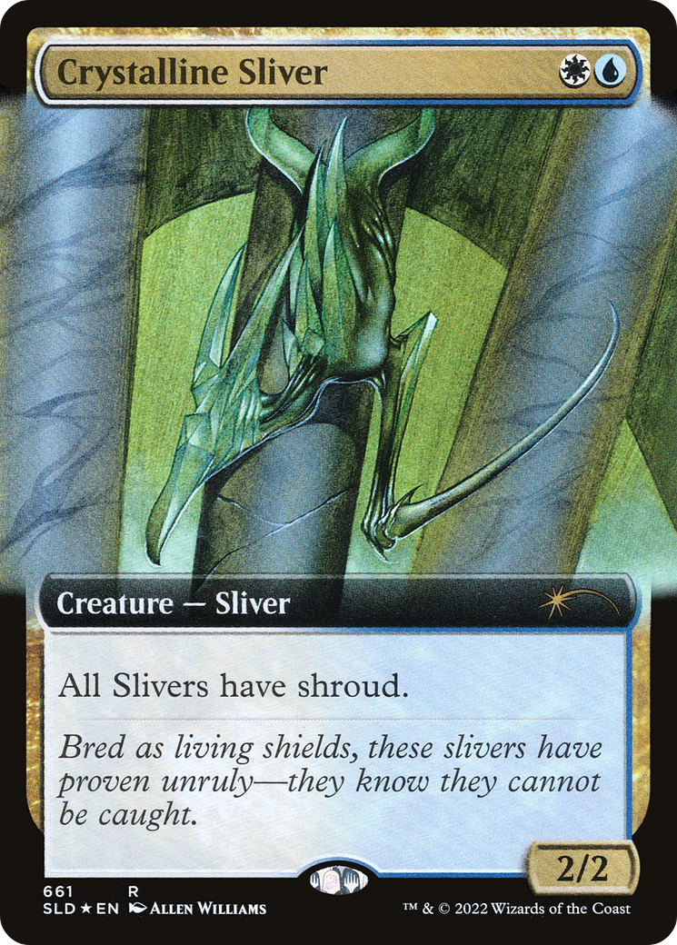 Image of Crystalline Sliver (Extended Art) [Secret Lair Drop Promos]