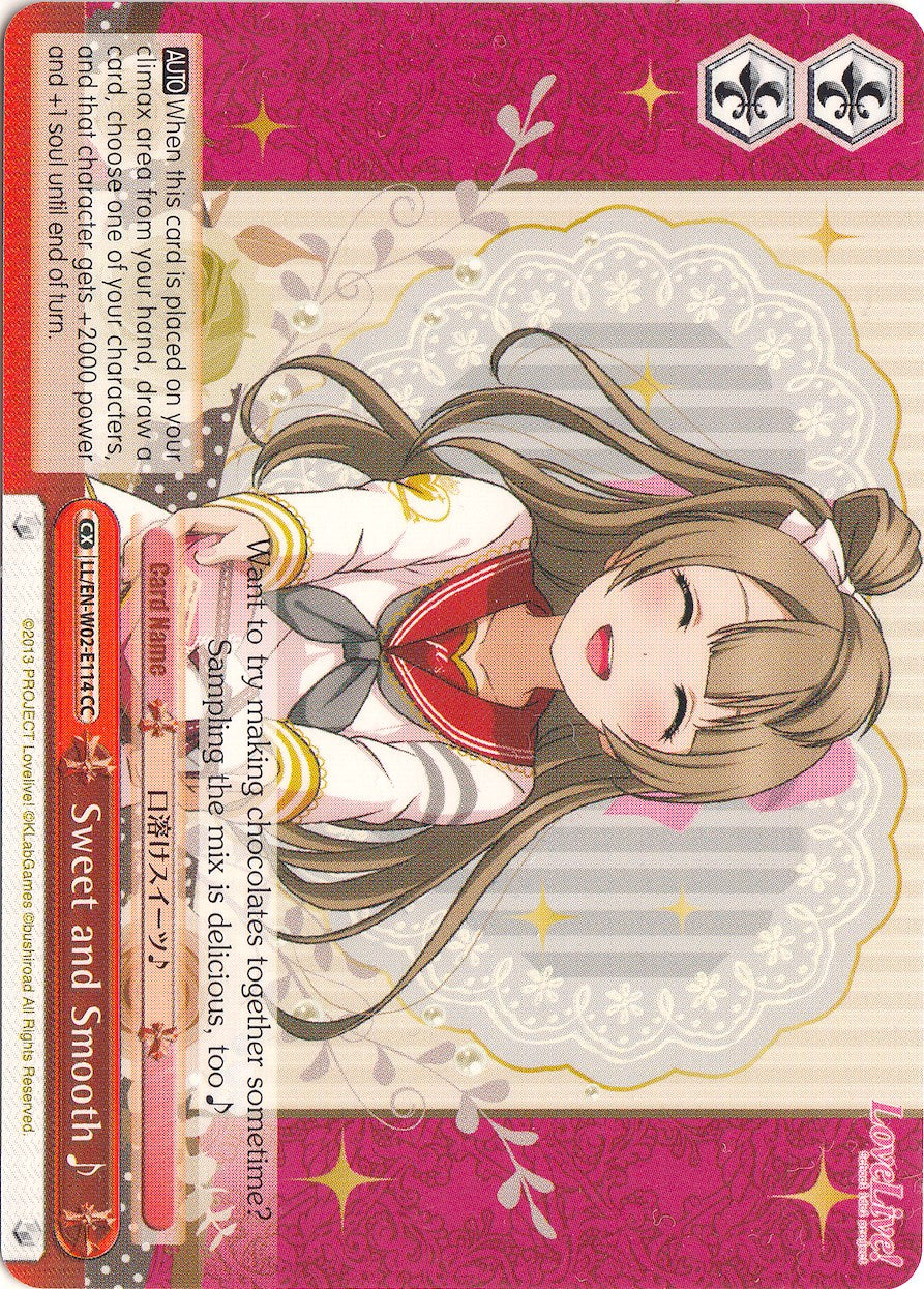Image of Sweet and Smooth~ (LL/EN-W02-E114 CC) [Love Live! DX Vol.2]