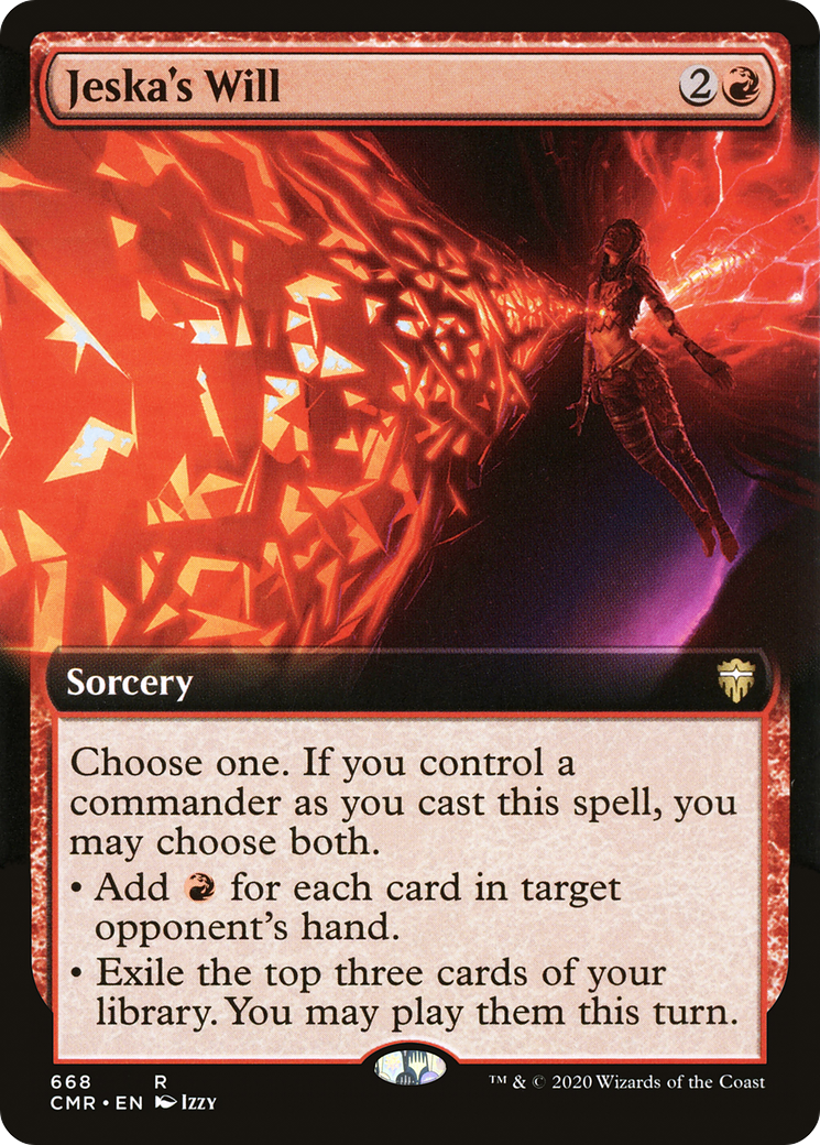 Image of Jeska's Will (Extended Art) [Commander Legends]