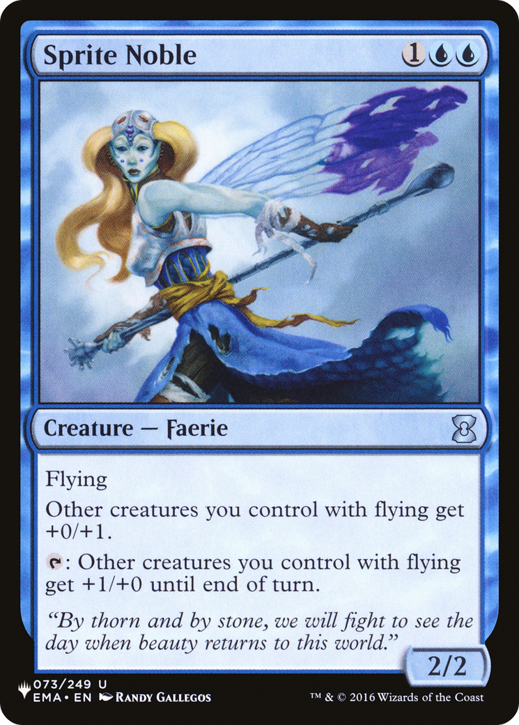 Image of Sprite Noble [The List]