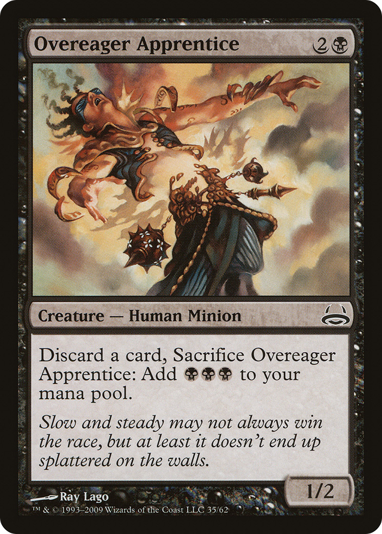 Image of Overeager Apprentice [Duel Decks: Divine vs. Demonic]