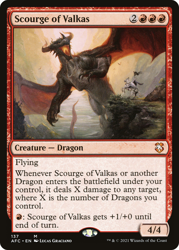 Image of Scourge of Valkas [Dungeons & Dragons: Adventures in the Forgotten Realms Commander]