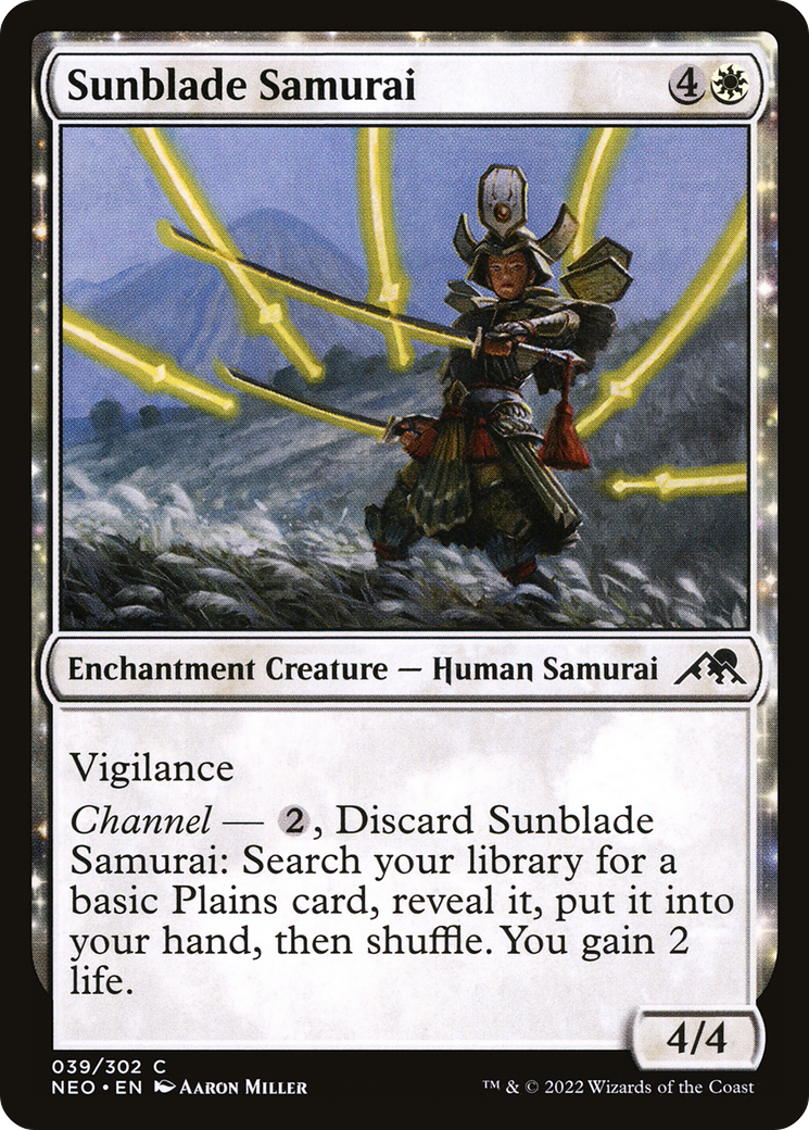 Image of Sunblade Samurai [Kamigawa: Neon Dynasty]