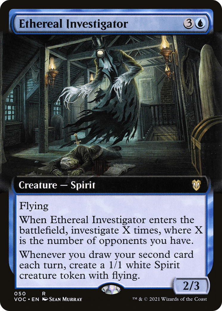Image of Ethereal Investigator (Extended Art) [Innistrad: Crimson Vow Commander]