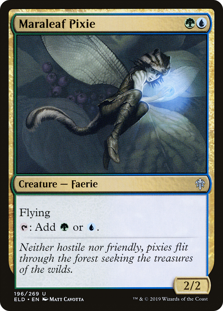 Image of Maraleaf Pixie [Throne of Eldraine]