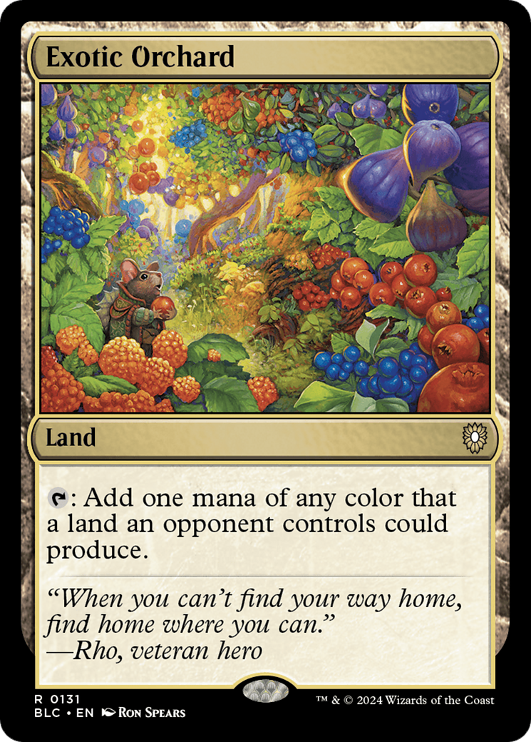 Image of Exotic Orchard [Bloomburrow Commander]