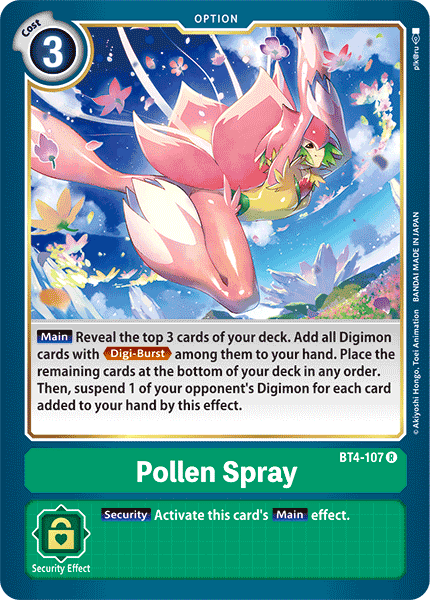 Image of Pollen Spray [BT4-107] [Great Legend]