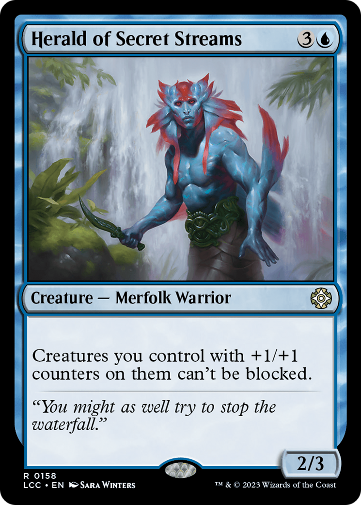 Image of Herald of Secret Streams [The Lost Caverns of Ixalan Commander]