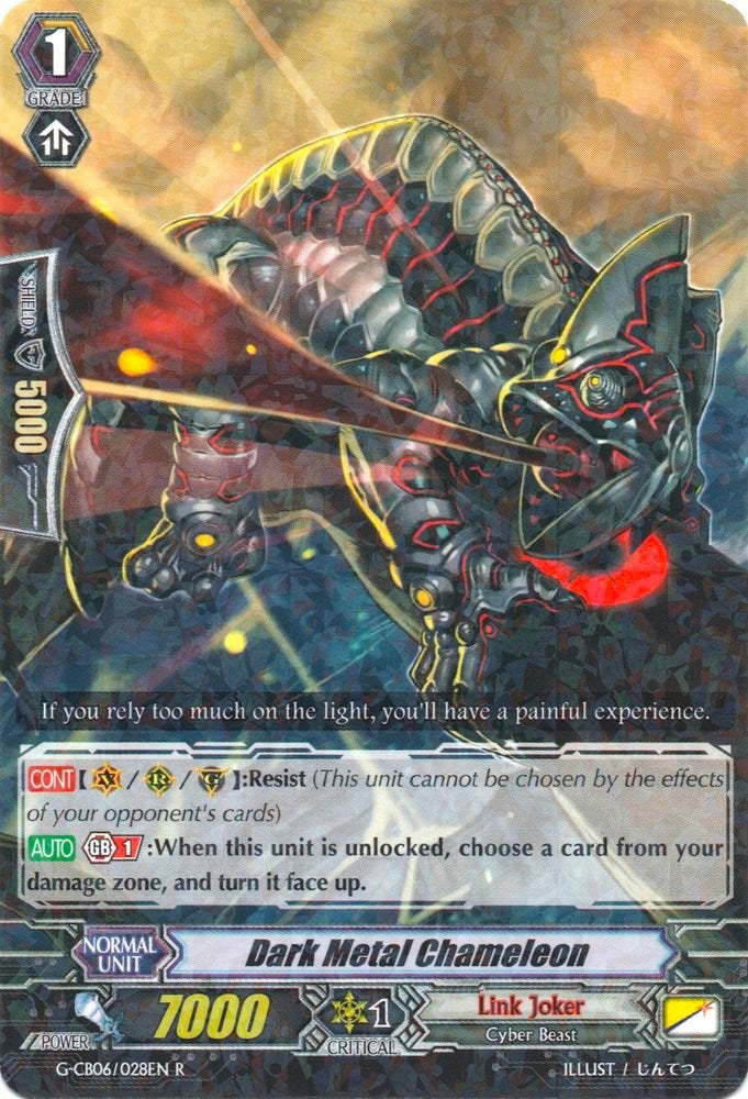 Image of Dark Metal Chameleon (G-CB06/028EN) [Rondeau of Chaos and Salvation]