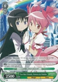 Image of Two Best Friends, Homura & Madoka (MM/W35-E046 C) [Puella Magi Madoka Magica the Movie -Rebellion-]