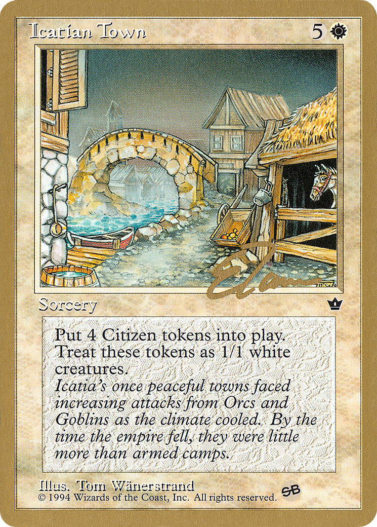 Image of Icatian Town (Eric Tam) (SB) [Pro Tour Collector Set]