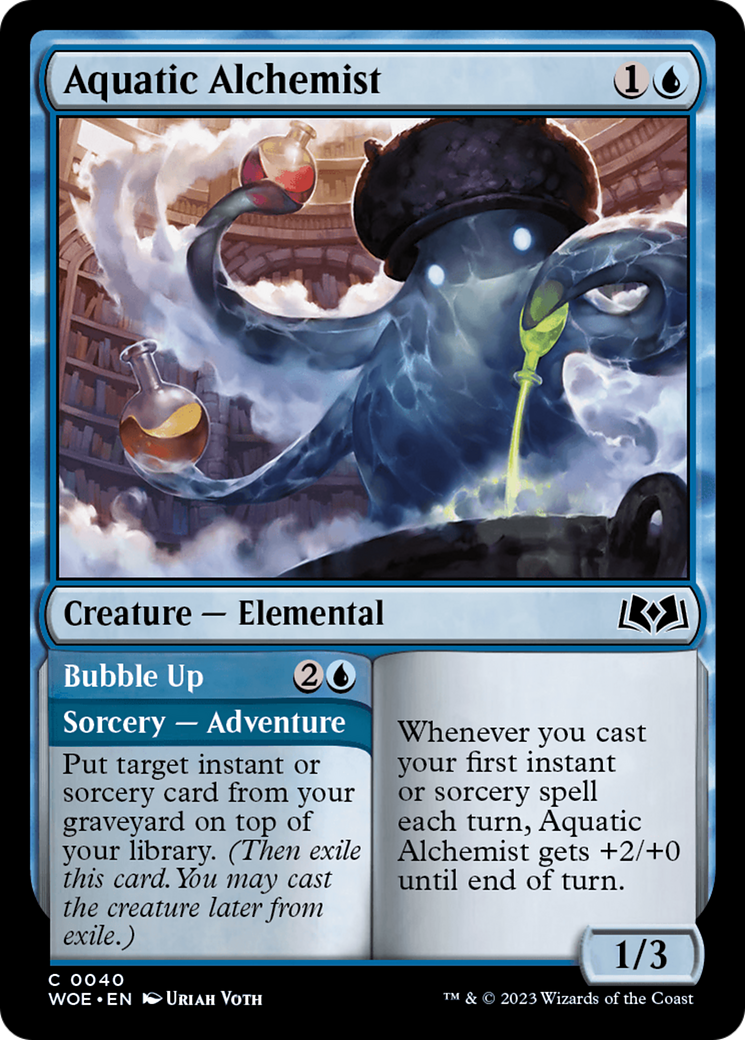 Image of Aquatic Alchemist // Bubble Up [Wilds of Eldraine]