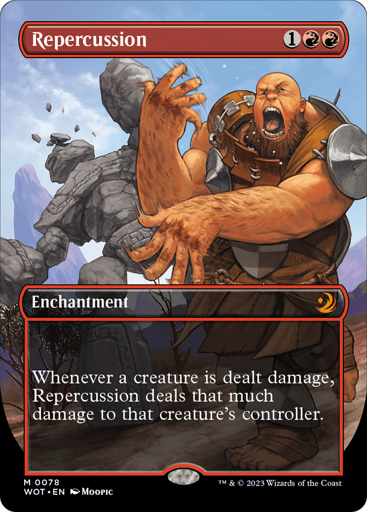 Image of Repercussion (Anime Borderless) [Wilds of Eldraine: Enchanting Tales]
