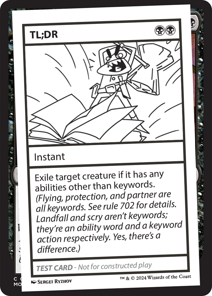 Image of TL;DR [Mystery Booster 2 Playtest Cards]