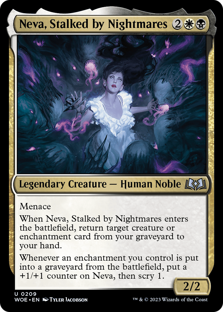 Image of Neva, Stalked by Nightmares [Wilds of Eldraine]