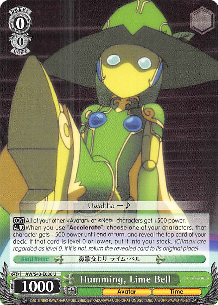 Image of Humming, Lime Bell (AW/S43-E036	U) [Accel World -Infinite Burst-]