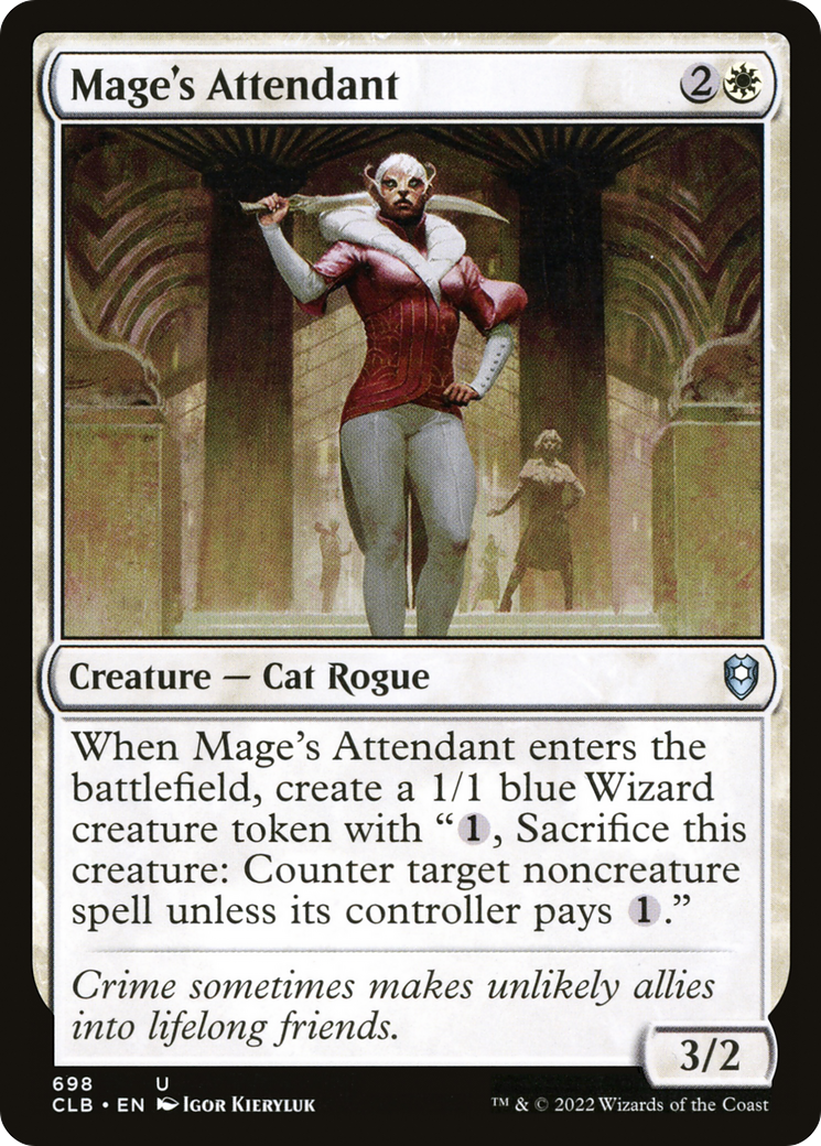 Image of Mage's Attendant [Commander Legends: Battle for Baldur's Gate]