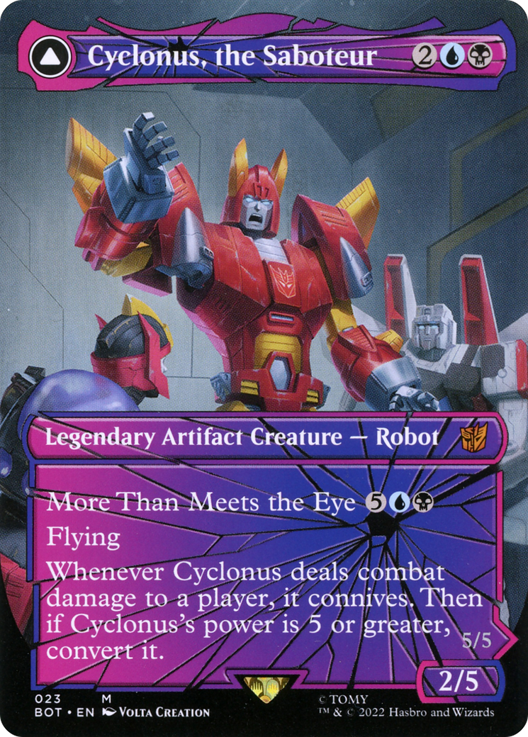 Image of Cyclonus, the Saboteur // Cyclonus, Cybertronian Fighter (Shattered Glass) [Transformers]