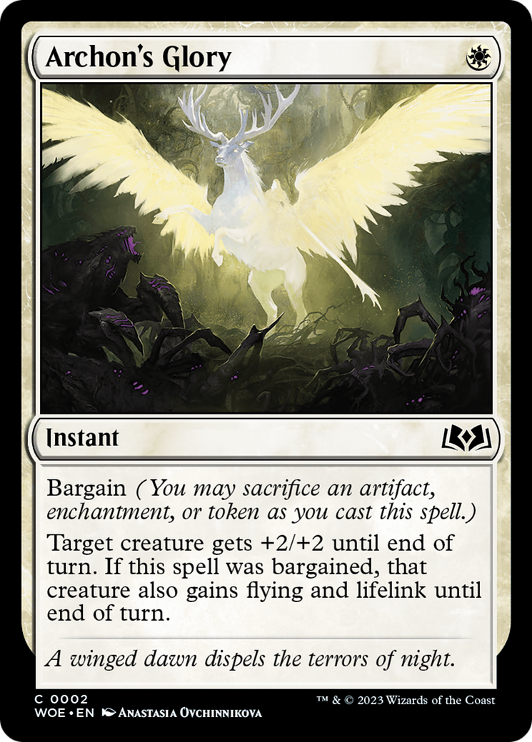 Image of Archon's Glory [Wilds of Eldraine]