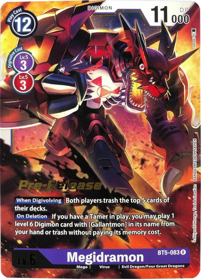 Image of Megidramon [BT5-083] [Battle of Omni Pre-Release Promos]