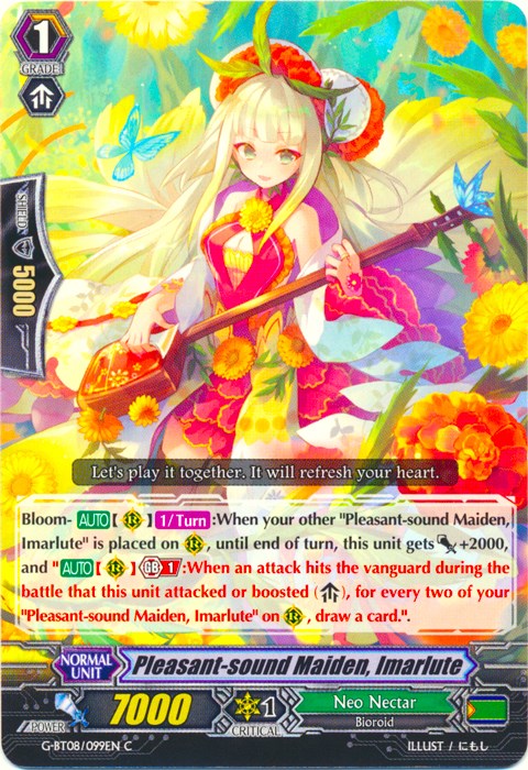 Image of Pleasant-sound Maiden, Imarlute (G-BT08/099EN) [Absolute Judgment]