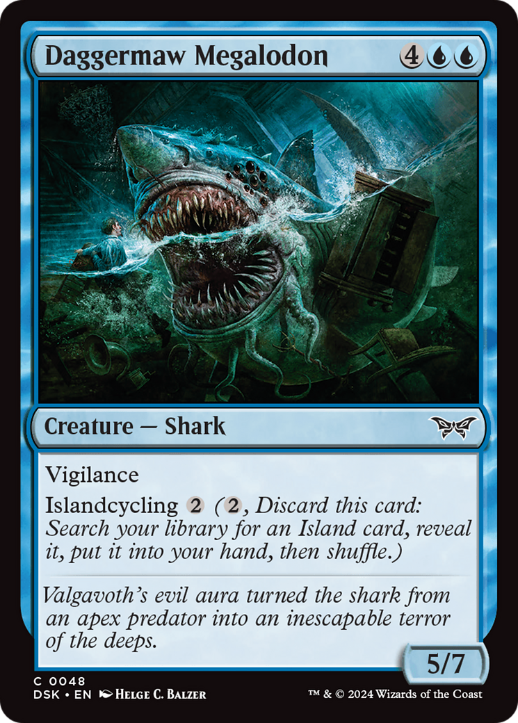 Image of Daggermaw Megalodon [Duskmourn: House of Horror]