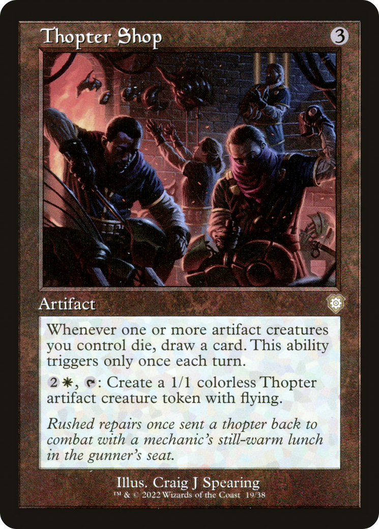 Image of Thopter Shop (Retro) [The Brothers' War Commander]
