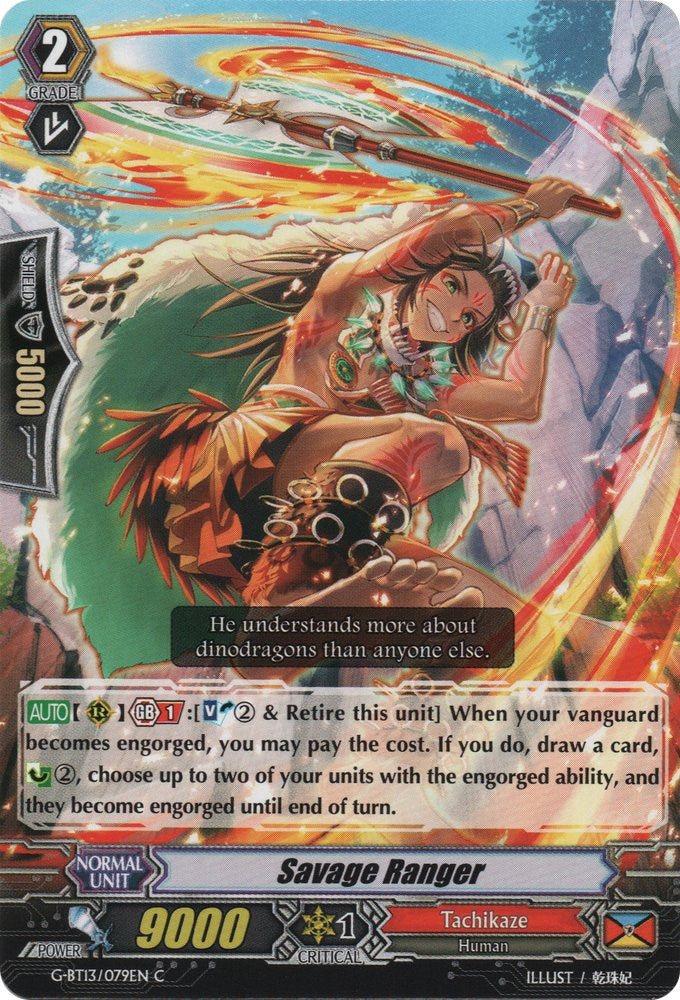 Image of Savage Ranger (G-BT13/079EN) [Ultimate Stride]