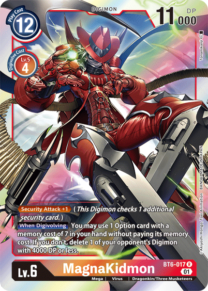 Image of MagnaKidmon [BT6-017] [Double Diamond]